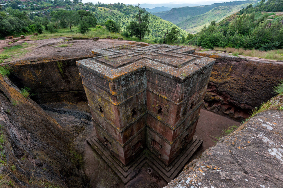 Bete Giyorgis Monolithic Cross structure